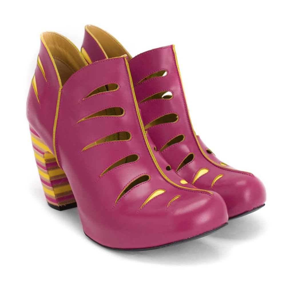 John Fluevog Modotti Heeled Booties size 7.5
